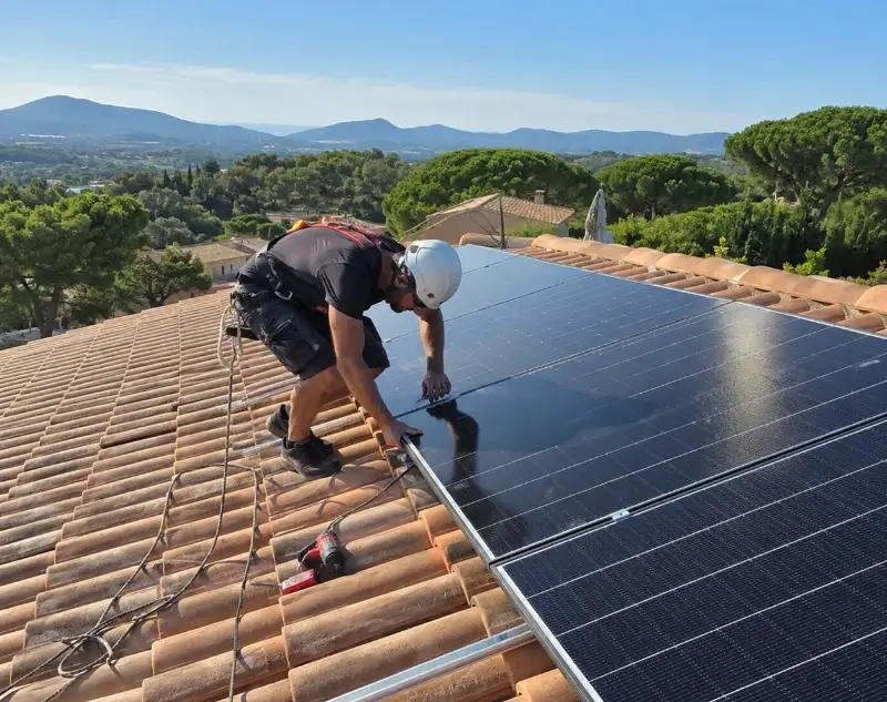 Installateur panneaux solaires Caux — pose photovoltaïque sur toiture