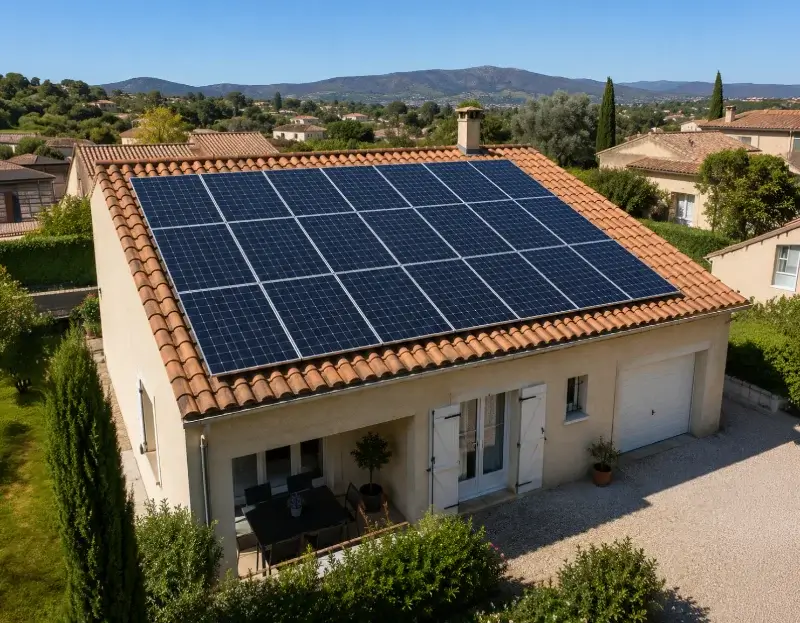 Prime à l'autoconsommation panneaux solaires Caux — aide financière de l'État